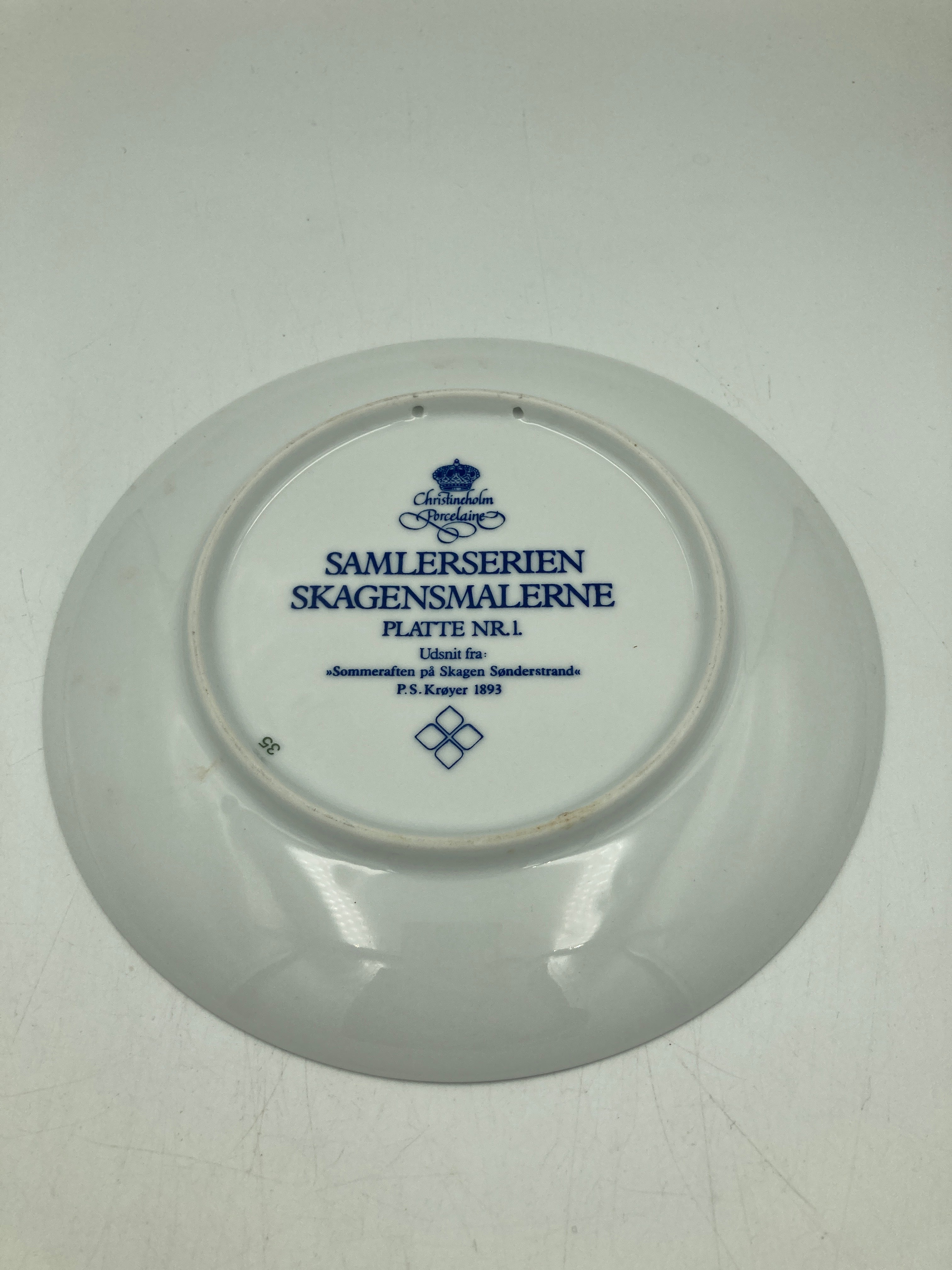 Christineholm platte “Skagensmalerne”